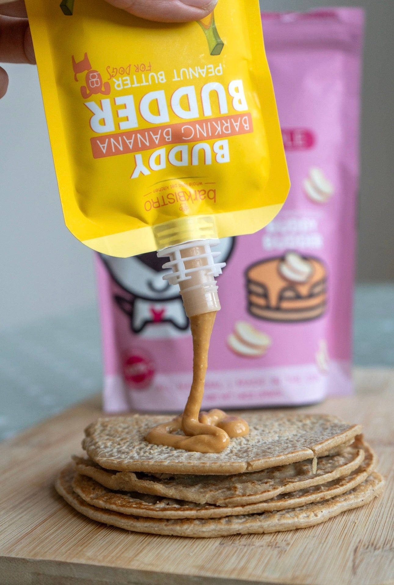 Buddy Budder Barkin Banana Peanut Butter Squeeze Pack - Bodhi & The Birchtree