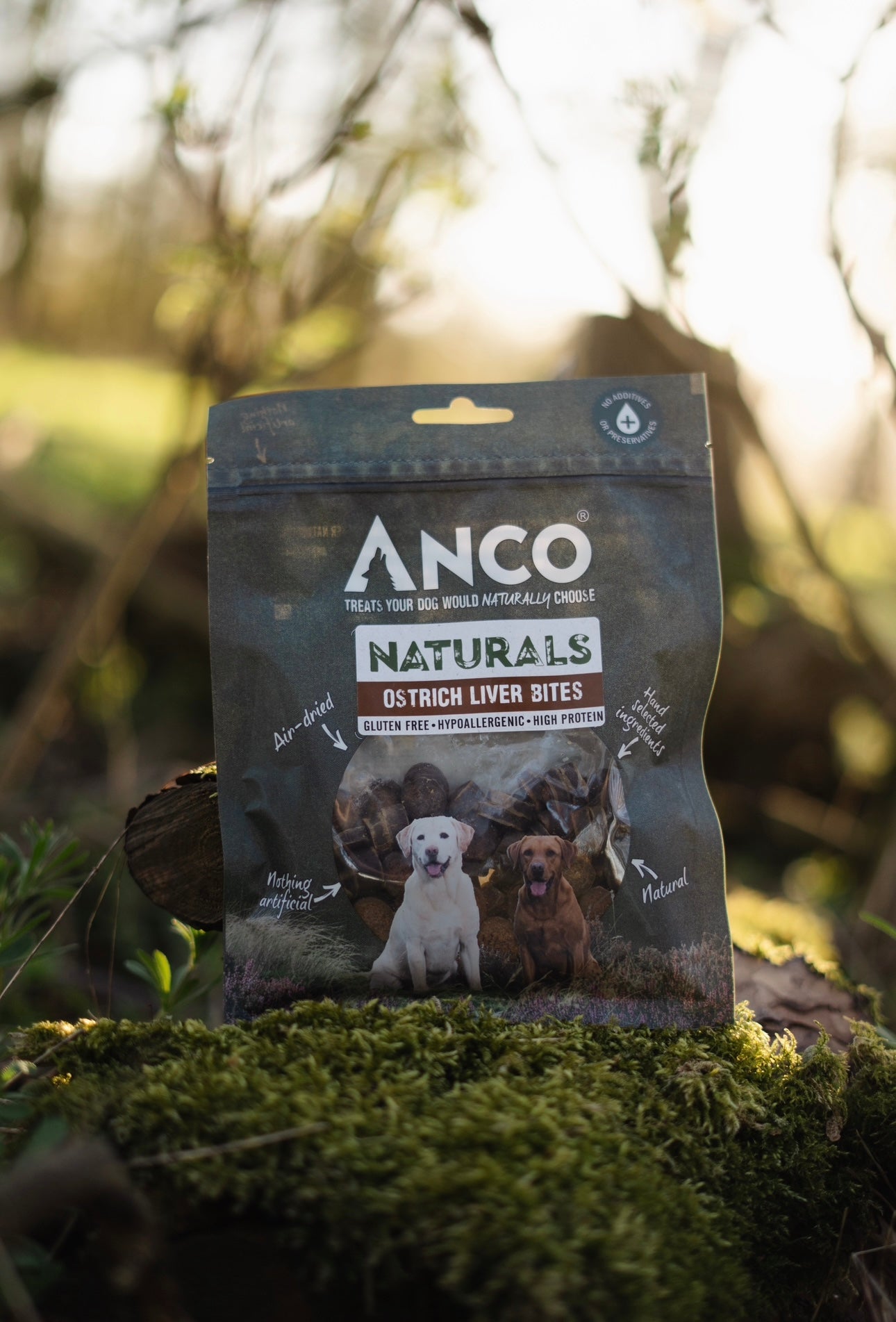 Anco Ostrich Liver Bites 100g - Bodhi & The Birchtree