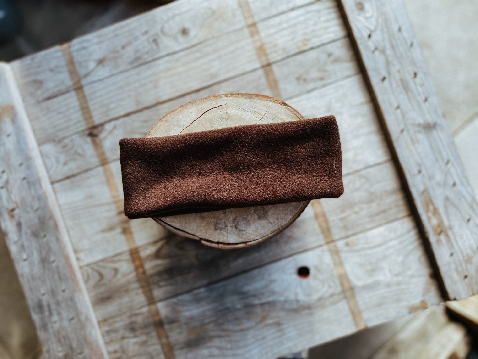 Chocolate Polar Fleece Headband - Bodhi &amp; The Birchtree