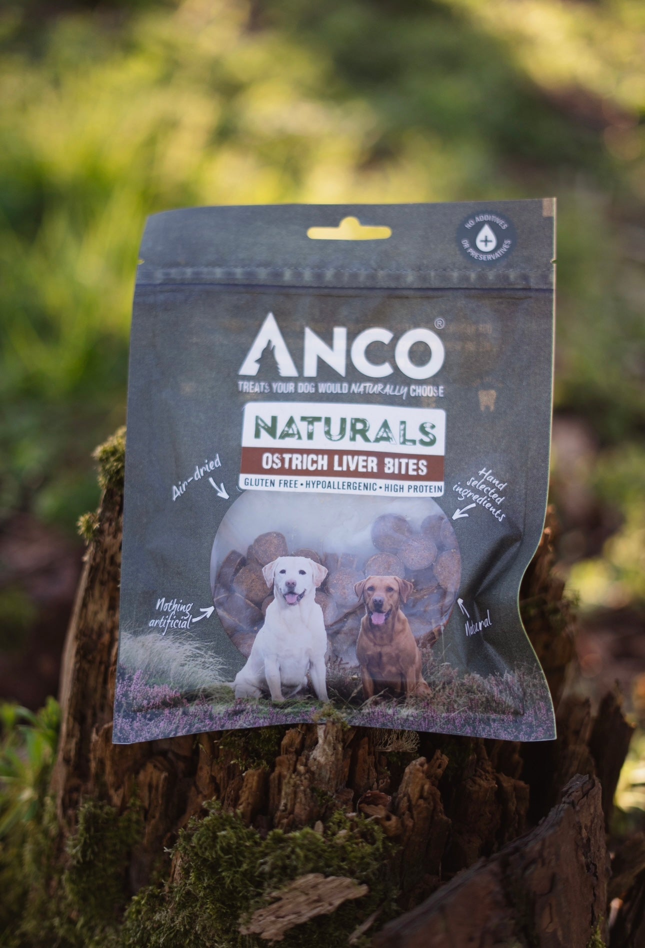 Anco Ostrich Liver Bites 100g - Bodhi & The Birchtree