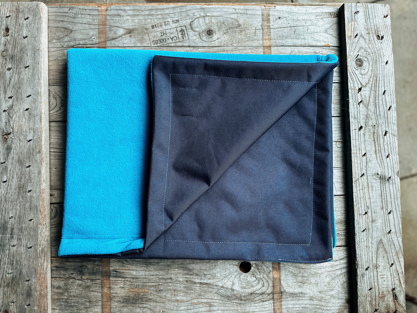 Bodhi & The Birchtree Royal Blue & Navy Boot Blanket