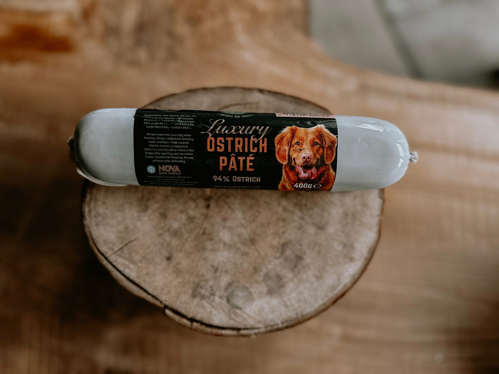 Ostrich Pate 400g - Bodhi & The Birchtree
