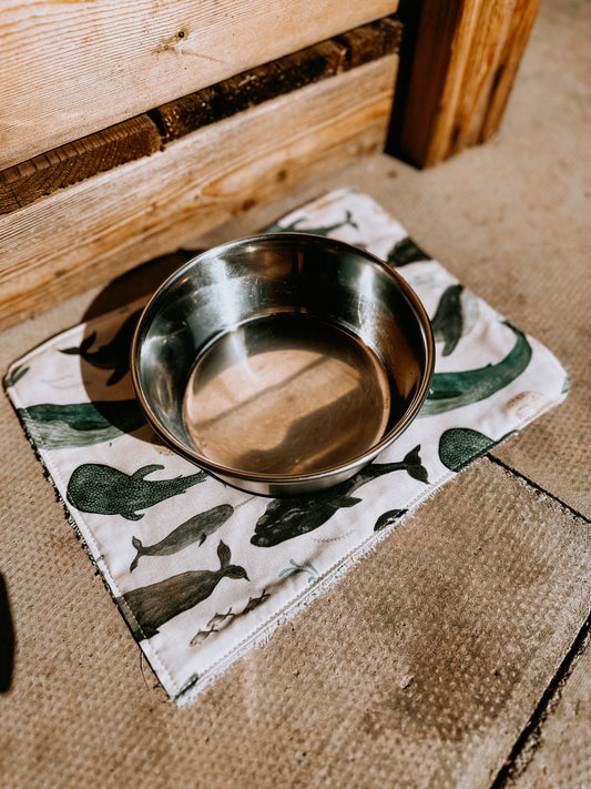 Bodhi & The Birchtree Single Bowl Mat In Whale Song