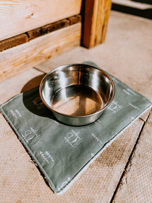Bodhi & The Birchtree Single Bowl Mat In Camping