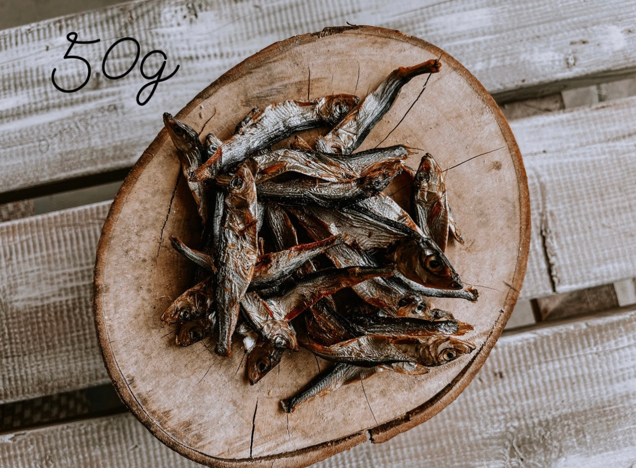 Dried Baltic Sprats in the Bodhi & the Birchtree pick n' mix selection