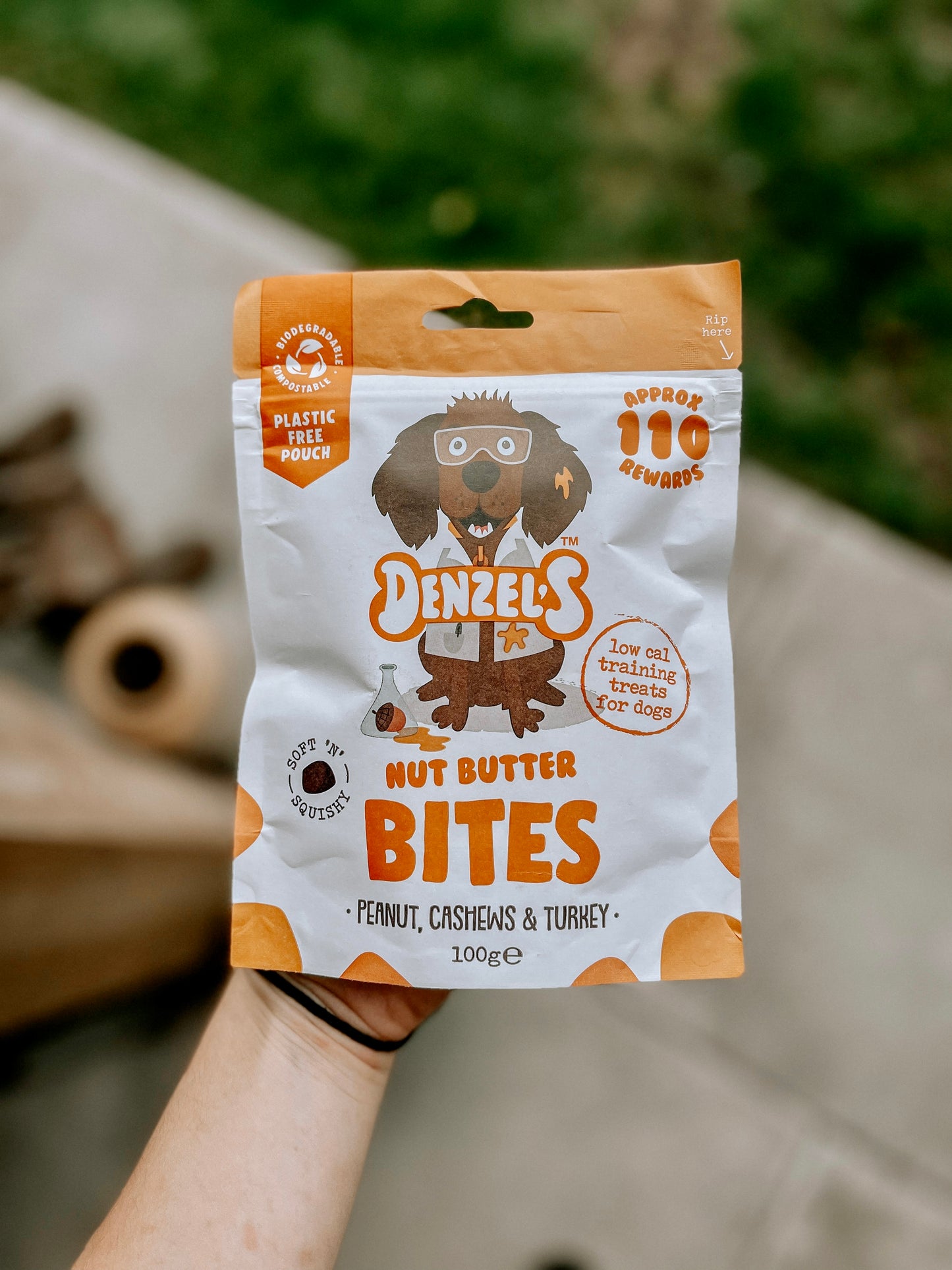 Denzel’s Nut Butter Peanut, Cashew & Turkey Bites